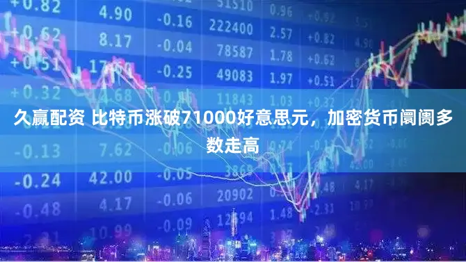久赢配资 比特币涨破71000好意思元，加密货币阛阓多数走高