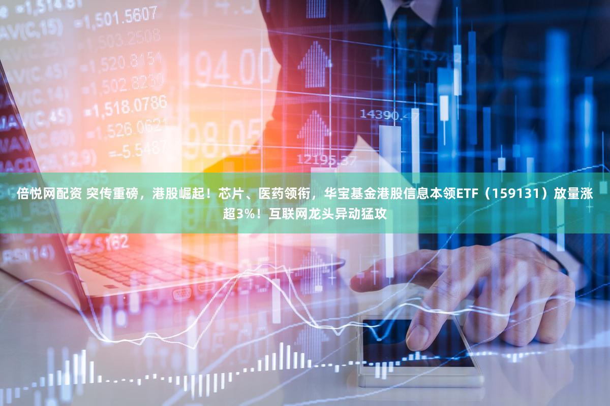 倍悦网配资 突传重磅，港股崛起！芯片、医药领衔，华宝基金港股信息本领ETF（159131）放量涨超3%！互联网龙头异动猛攻