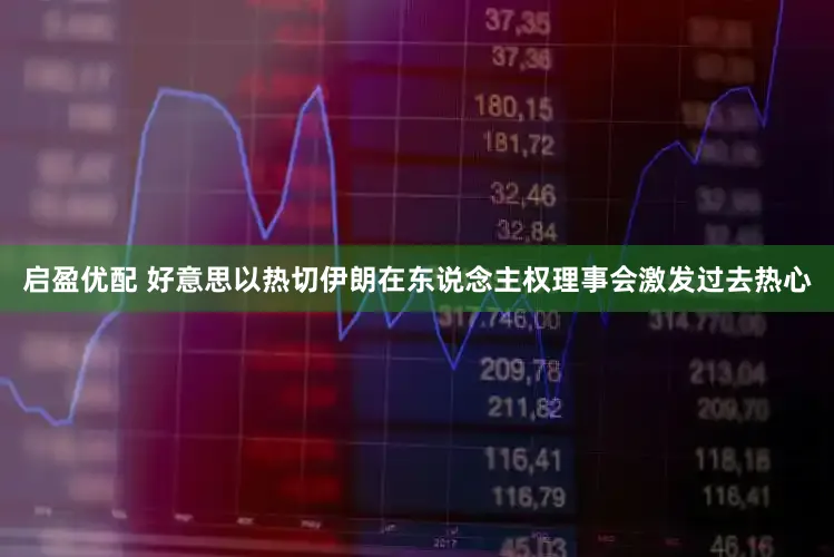 启盈优配 好意思以热切伊朗在东说念主权理事会激发过去热心