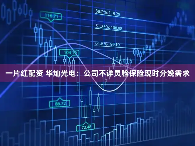 一片红配资 华灿光电：公司不详灵验保险现时分娩需求
