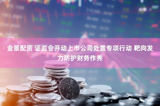 金景配资 证监会开动上市公司处置专项行动 靶向发力防护财务作秀