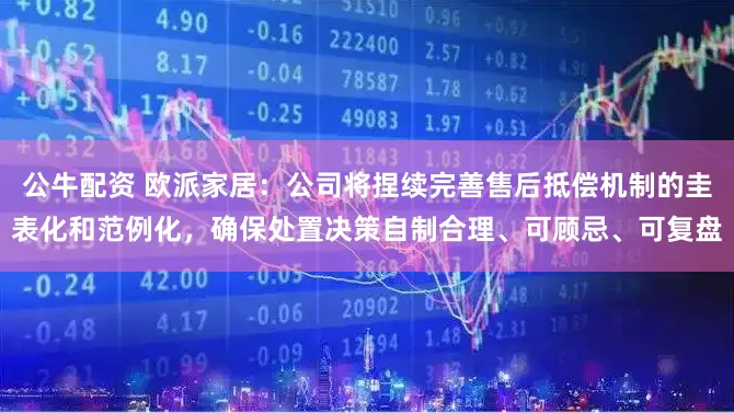 公牛配资 欧派家居：公司将捏续完善售后抵偿机制的圭表化和范例化，确保处置决策自制合理、可顾忌、可复盘